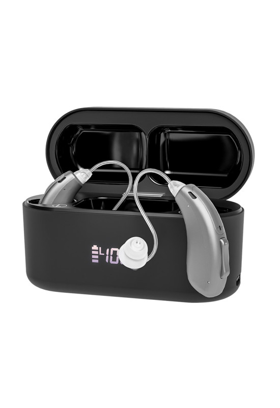 HiSound 5118 rechargeable digital hearing aids, Bluetooth connection, app frequencies adjustment