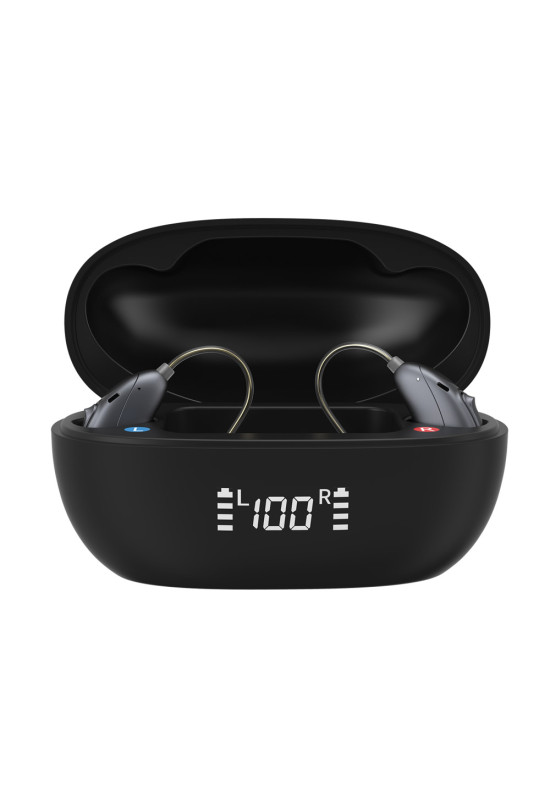 HiSound 5122 rechargeable digital hearing aids, Bluetooth connection, app frequencies adjustment
