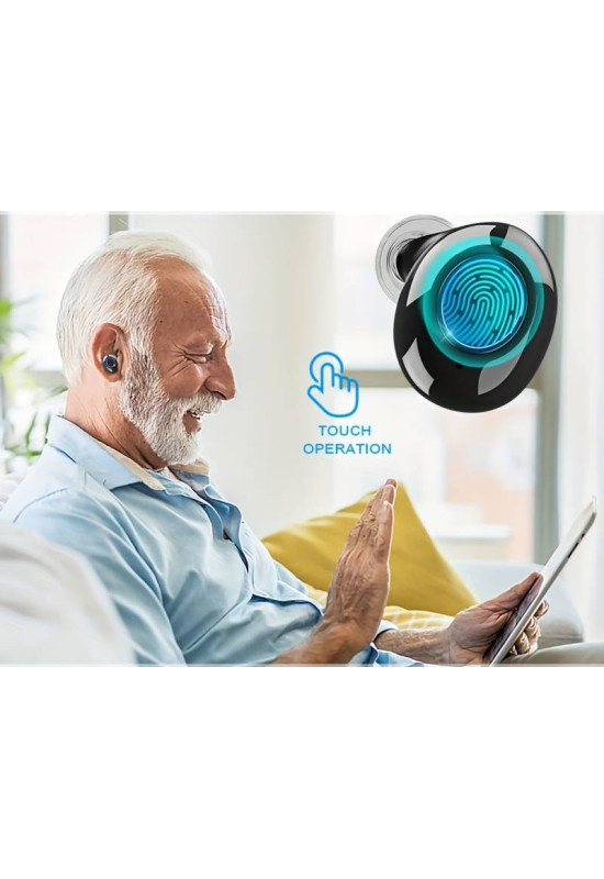 HiSound A39 rechargeable hearing aids - Black