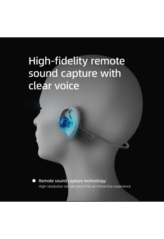 Bone conduction hearing aid HiSound F2H, Bluetooth connection, App frequency adjustment