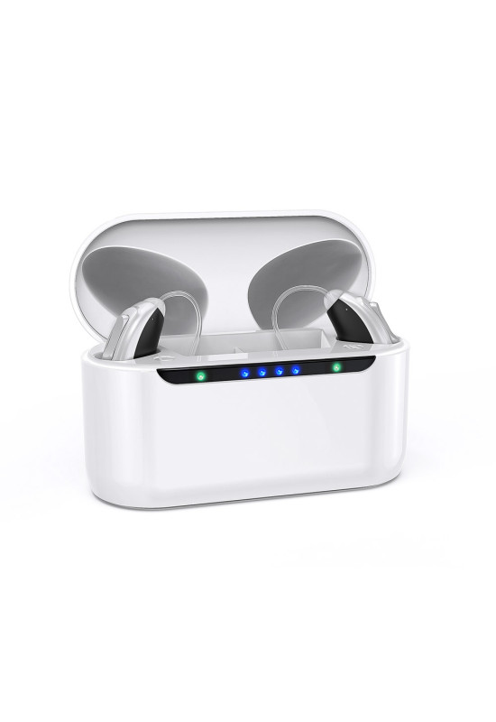 HiSound G22BT rechargeable digital hearing aids with anti-whistle filter, app control