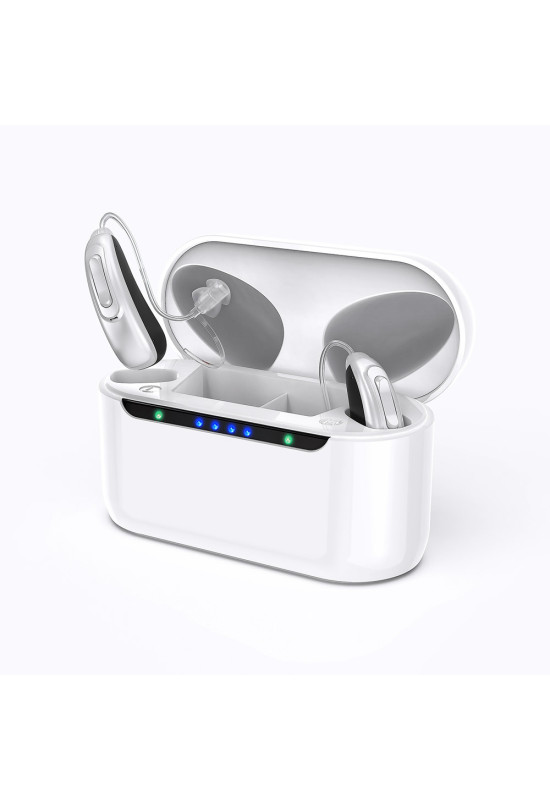 HiSound G22BT rechargeable digital hearing aids with anti-whistle filter, app control