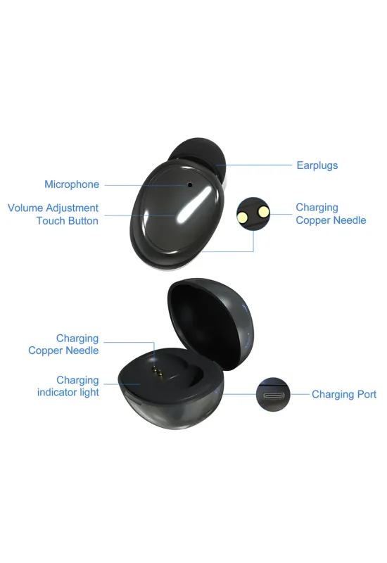 HiSound IA001A Pro rechargeable digital hearing aid