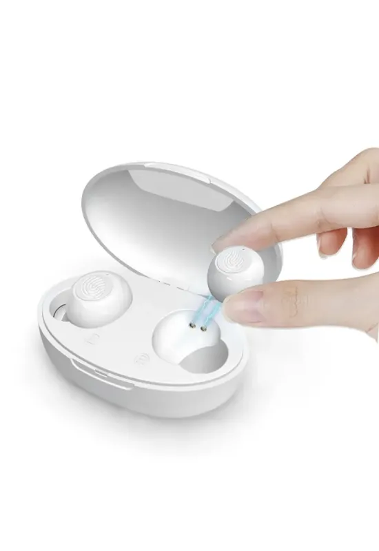 HiSound 102A rechargeable hearing aids - White