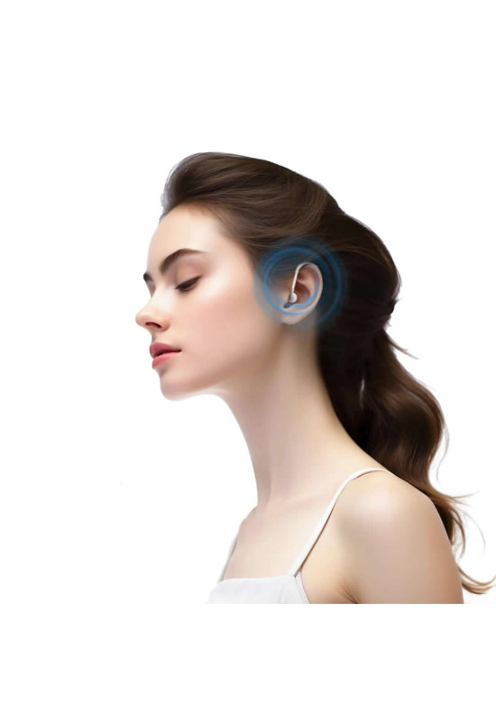 HiSound T-201 rechargeable digital hearing aid with air canal