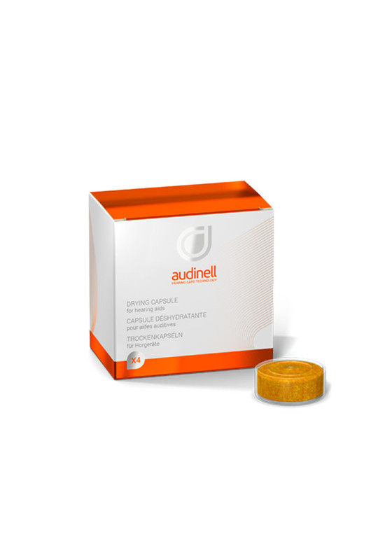 Audinell hearing aid drying capsule pack