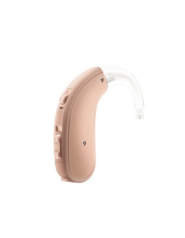 HiSound D-18 programmable digital hearing aid with battery pack