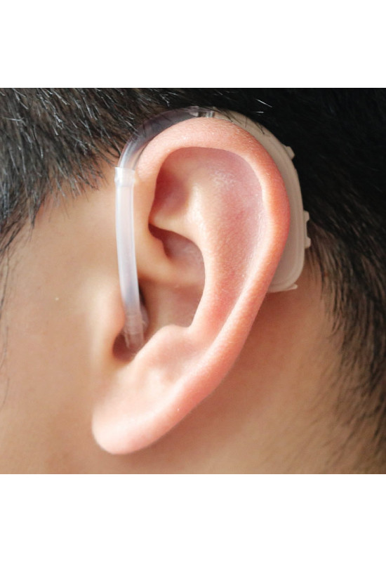 HiSound D-18 programmable digital hearing aid with battery pack
