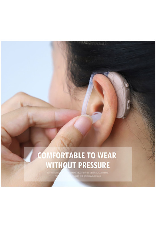 HiSound D-18 programmable digital hearing aid with battery pack