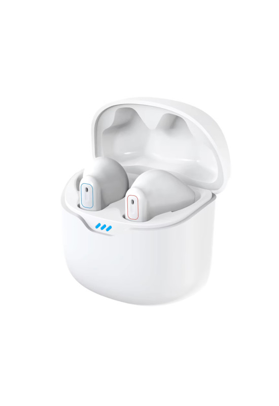 HiSound P18 rechargeable digital hearing aids, with anti-whistle filter, Bluetooth connection, app control